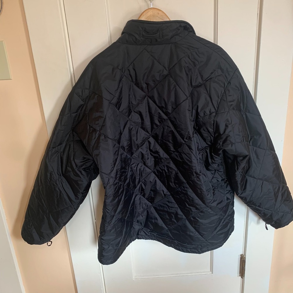 WearGuard 1444 Quilted Thinsulate Jacket Mens XL Black Waterproof Insulated - Picture 3 of 9